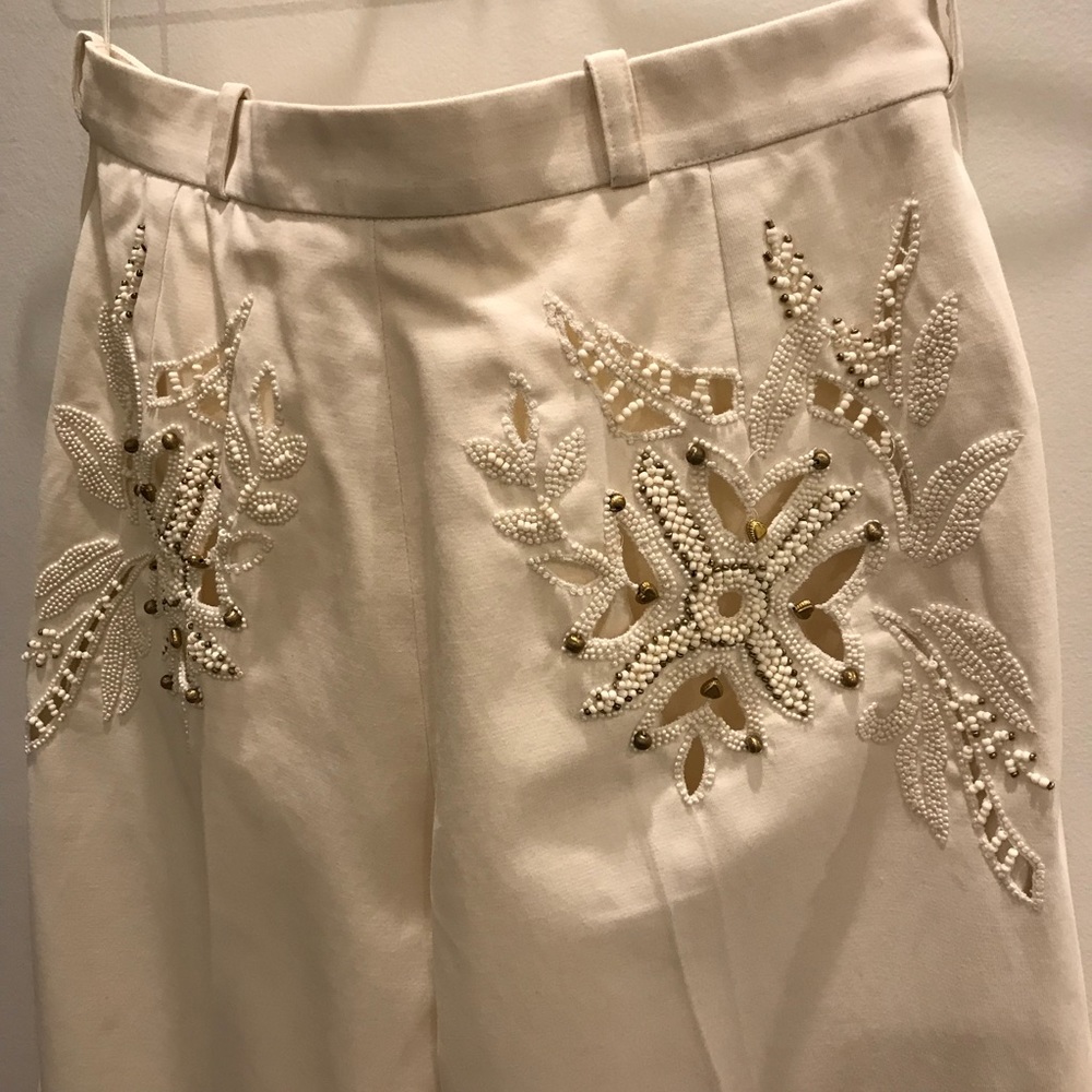 Gorgeous Chloe Lace and Pearl Beaded Pants